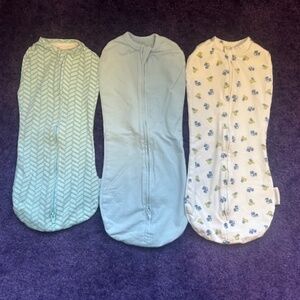 SwaddleMe Newborn sleep sacks x3